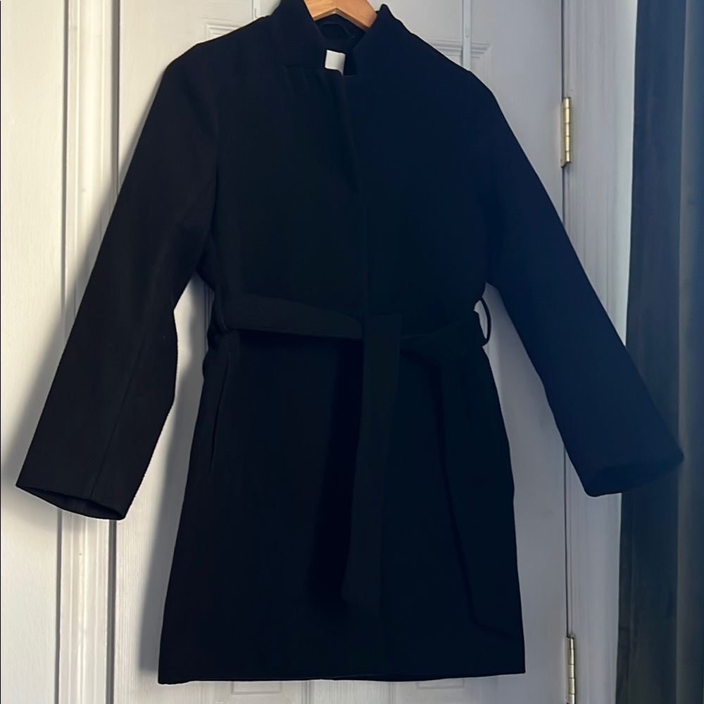 H&M belt wrap coat